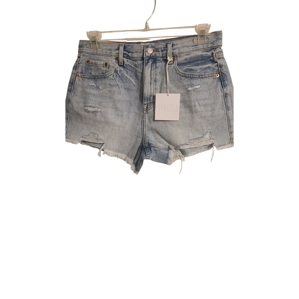 NWT Pistola Nova High Rise Jean‎ Shorts Size 29 University Distressed Cutoff NEW